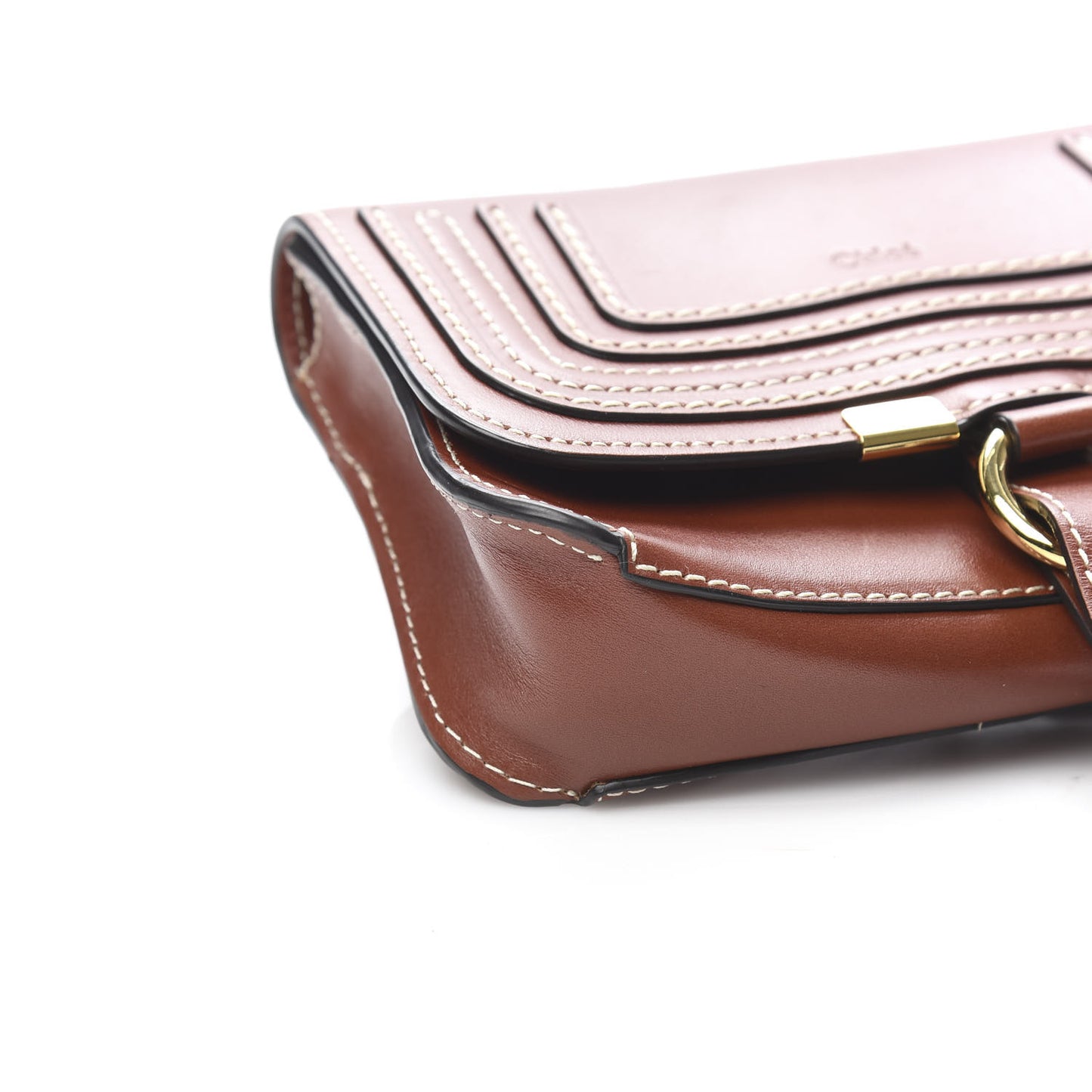 Calfskin Marcie Convertible Belt Bag Caramel