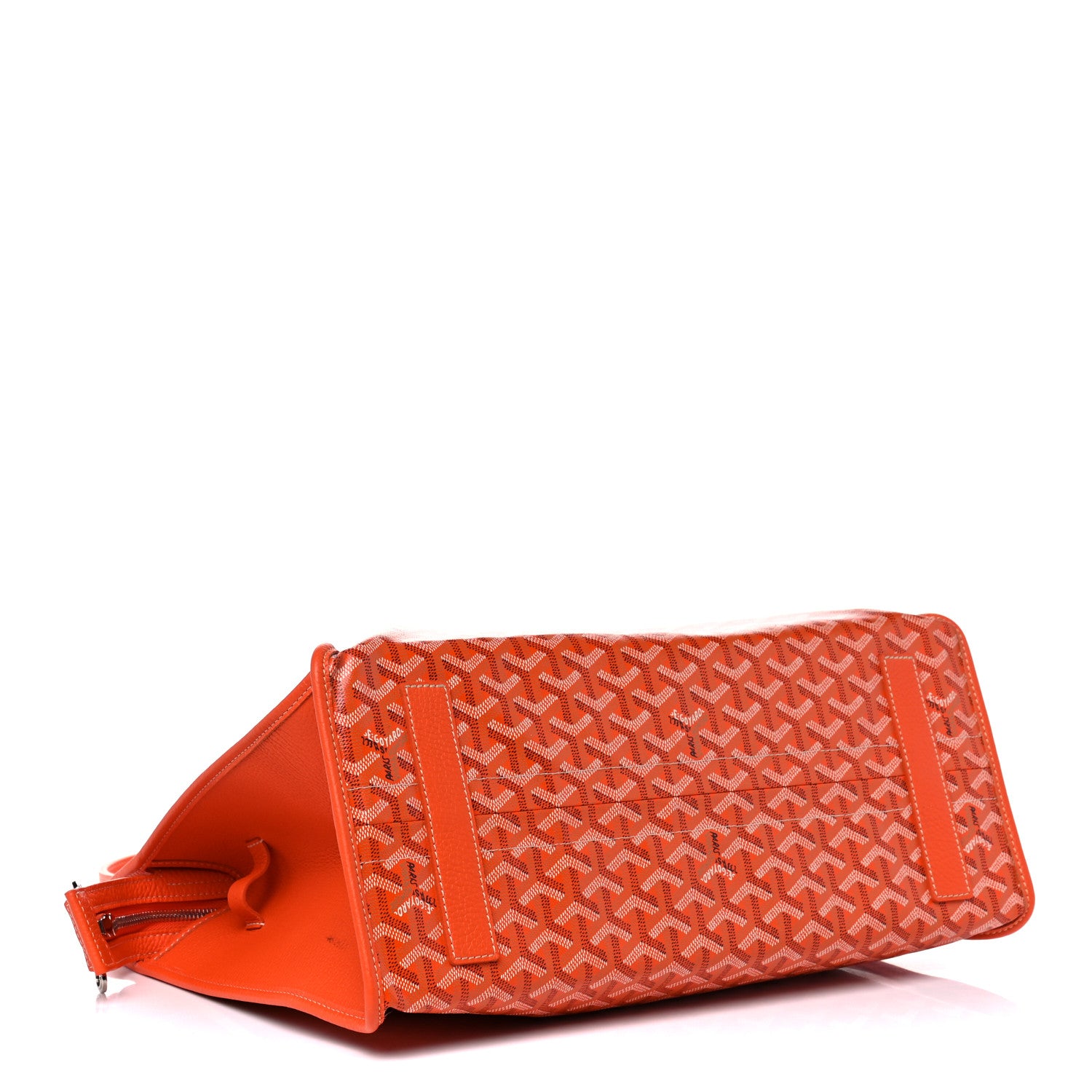 Goyard Goyardine Sac Hardy Pet Carrier PM Orange 4 of 12
