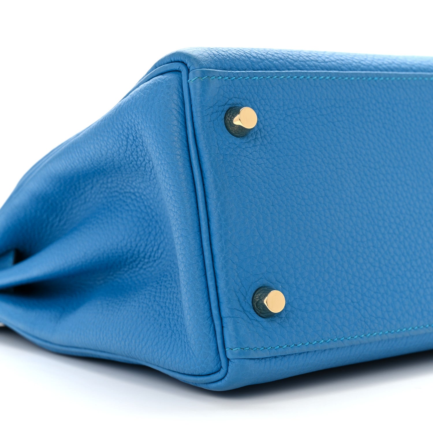 Hermes Togo Kelly Retourne 28 Bleu Zanzibar 9 of 13