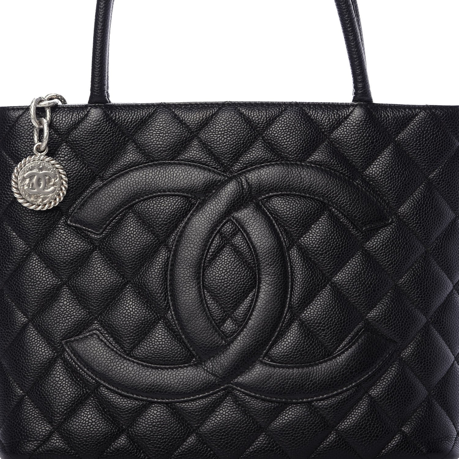 Chanel Caviar Quilted Medallion Tote Black 16 of 16