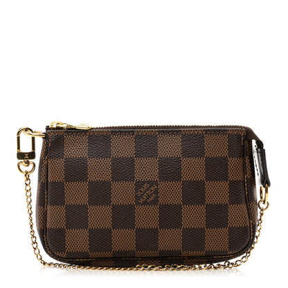 Louis Vuitton Damier Ebene Mini Pochette Accessories 1 of 7