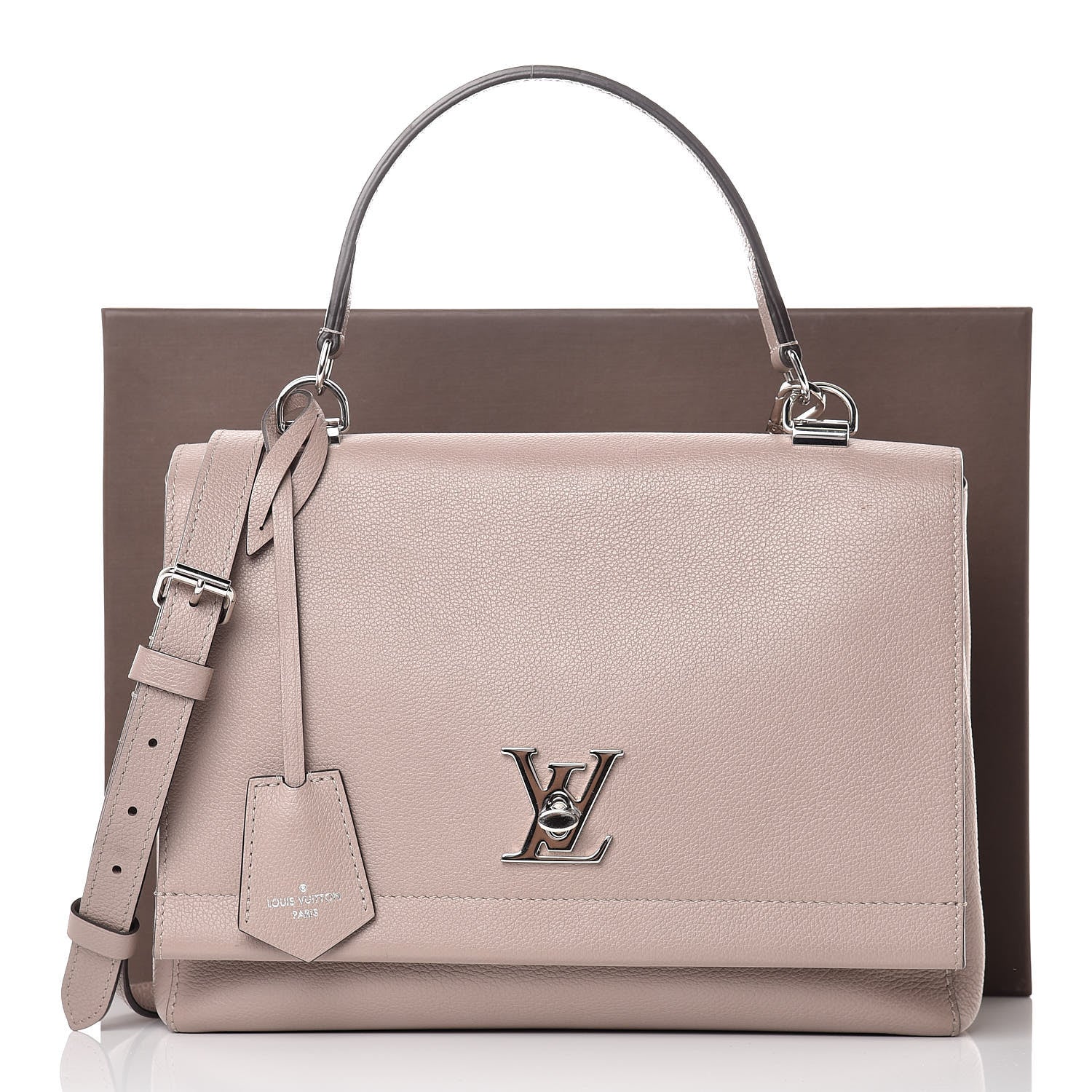 Louis Vuitton Soft Calfskin LockMe II Top Handle Mastic 12 of 12