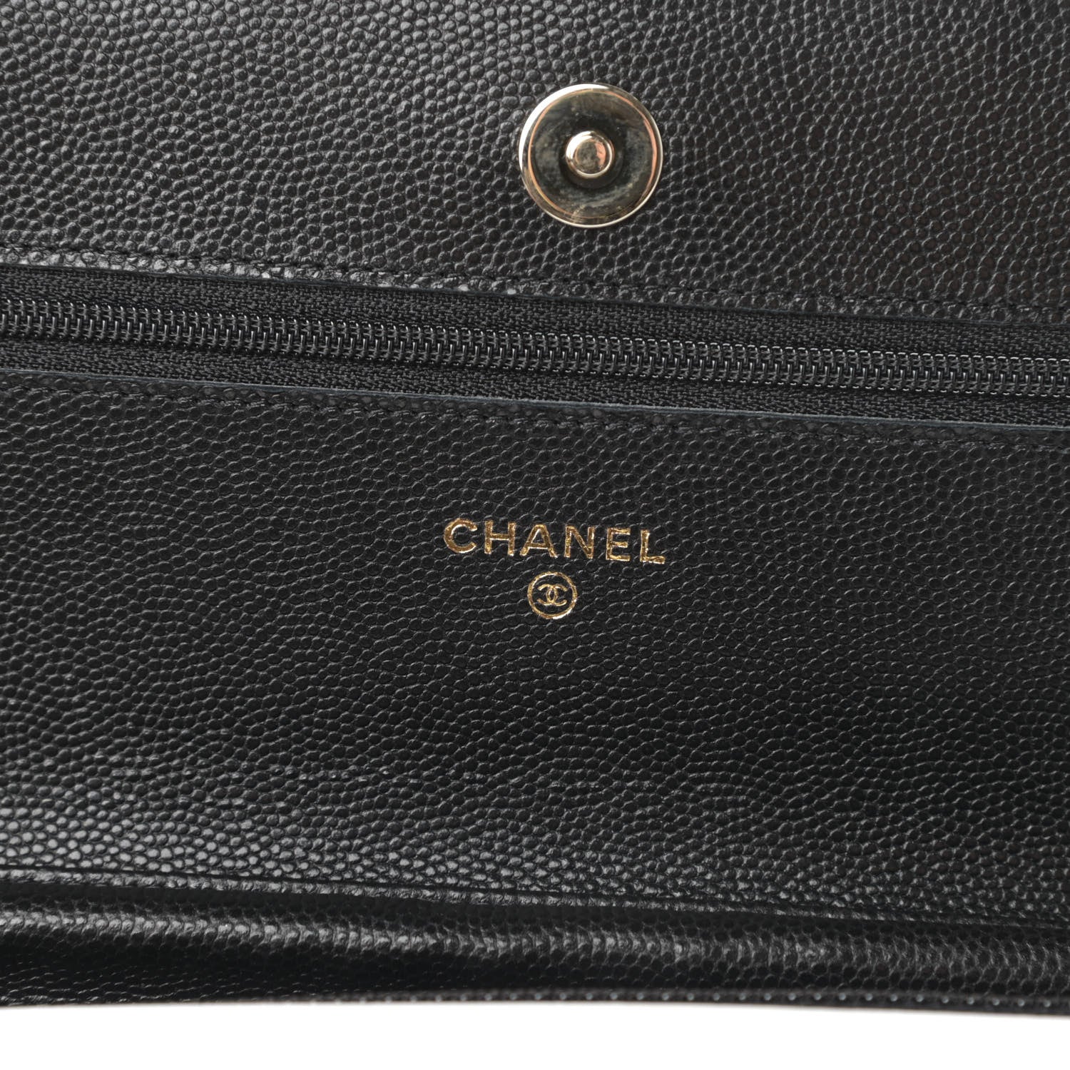 Chanel Caviar Quilted Coco Candy Wallet On Chain WOC Black 6 of 12