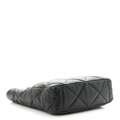 Chanel Lambskin Quilted Chanel 19 Shopping Bag Black 4 of 10