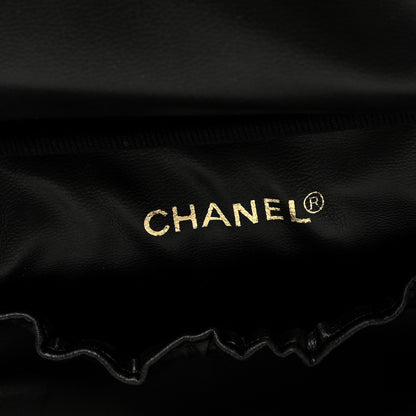 Chanel Lambskin Vanity Cosmetic Case Black 6 of 8