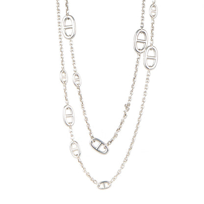 Hermes Sterling Silver Farandole Necklace 160 1 of 7