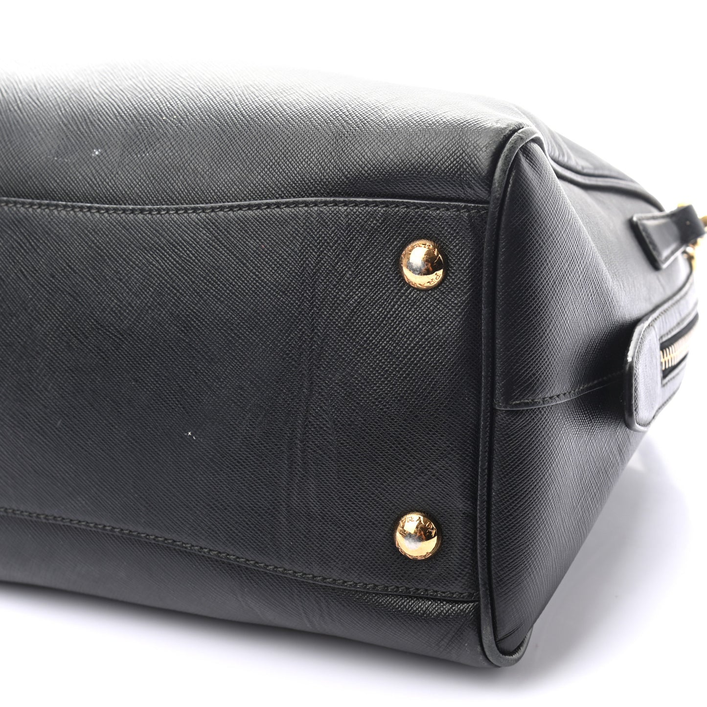 Saffiano Lux Bowler Black
