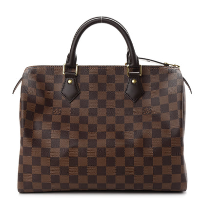Louis Vuitton Damier Ebene Speedy 30 1 of 8
