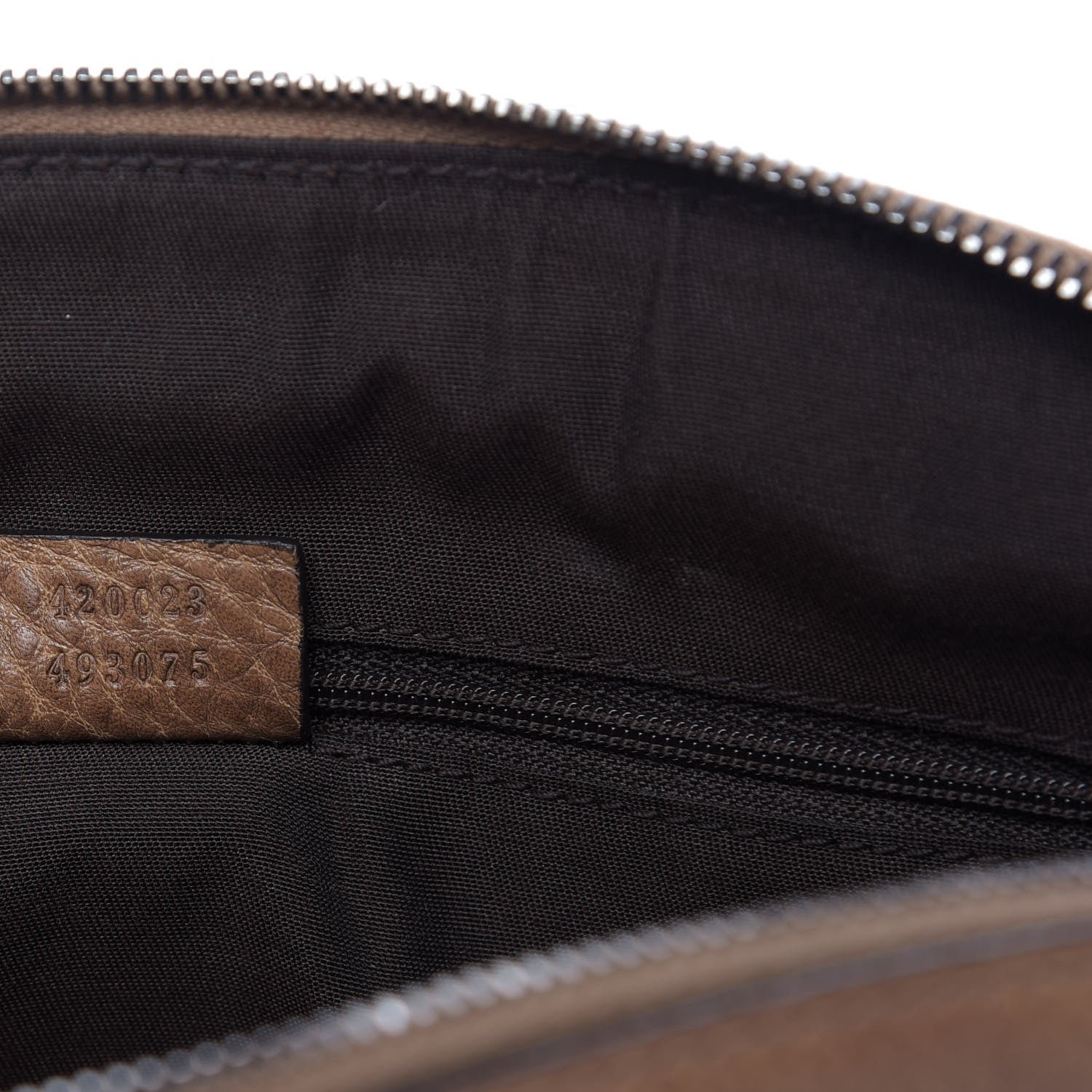 Gucci Calfskin Medium Web Dome Bag Brown 10 of 10