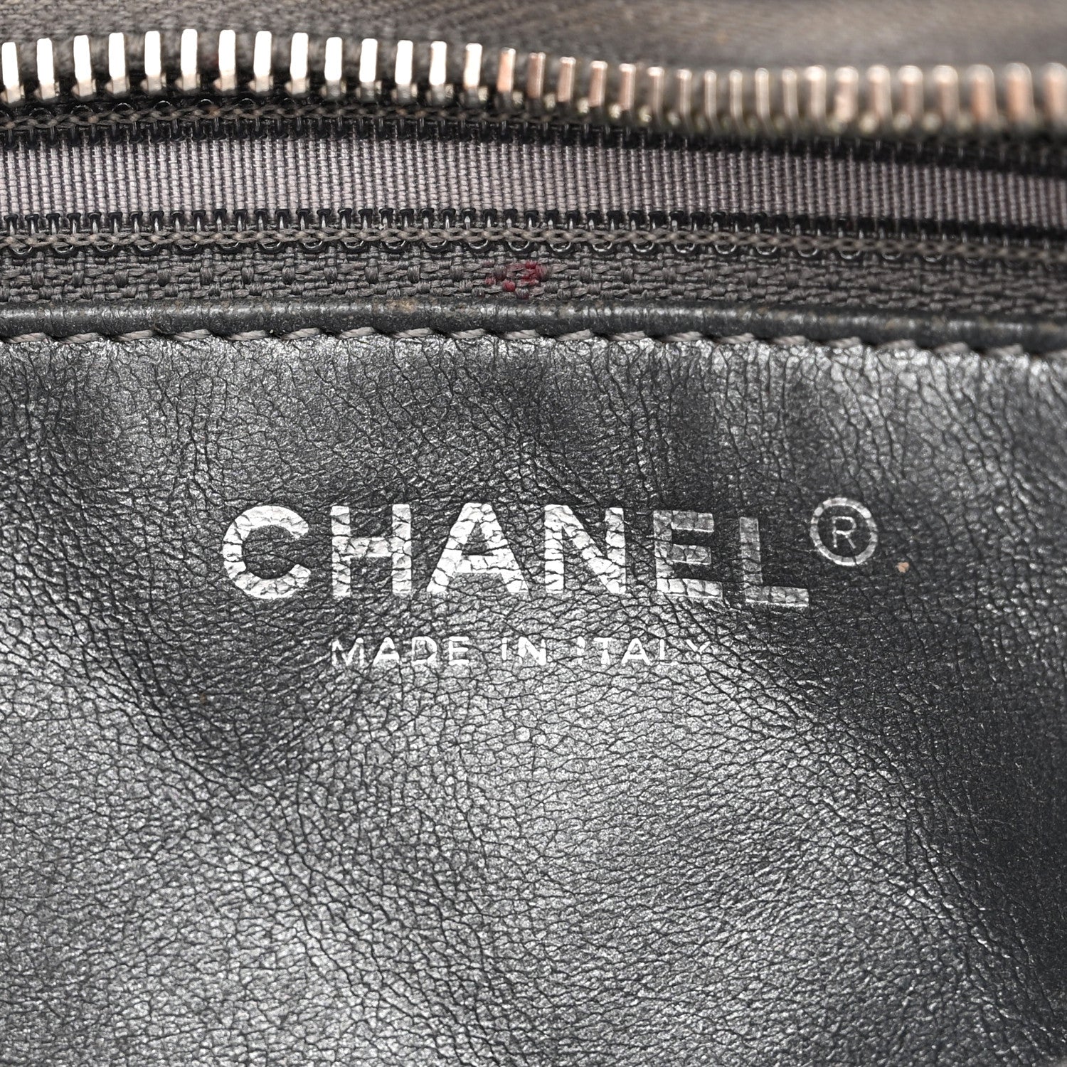 Chanel Metallic Aged Calfskin Quilted Medium Reissue Camera Case Dark Silver 6 of 12