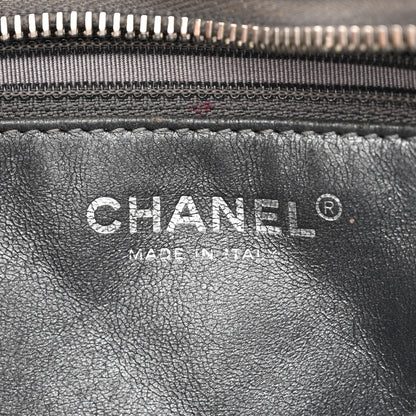 Chanel Metallic Aged Calfskin Quilted Medium Reissue Camera Case Dark Silver 6 of 12
