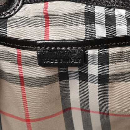 Burberry Grainy Calfskin Small Canterbury Tote Dark Chocolate 7 of 11