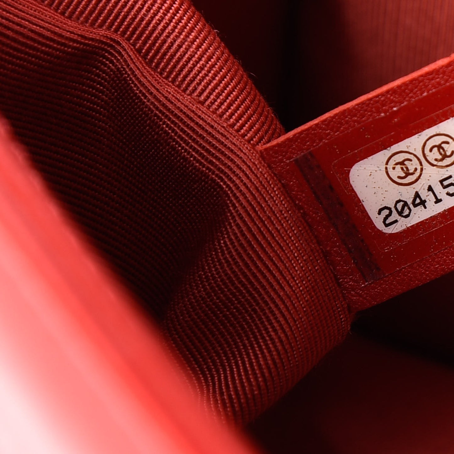 Calfskin Quilted Medium Boy Flap Red