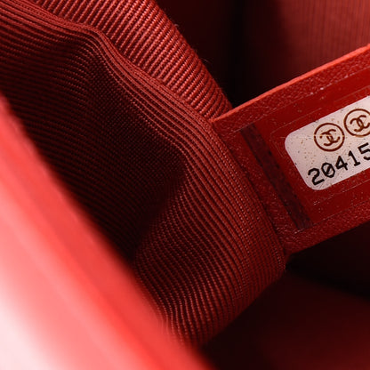 Chanel Calfskin Quilted Medium Boy Flap Red 7 of 10