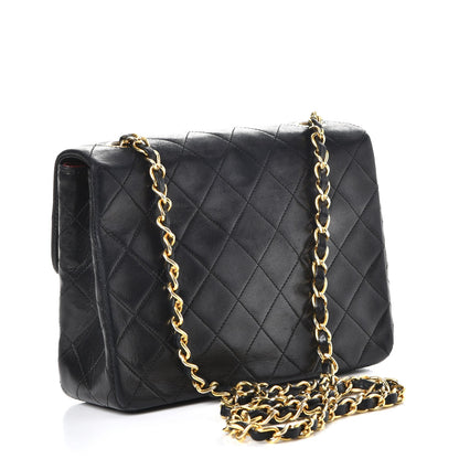 Chanel Lambskin Quilted Small Flap Black 2 of 7