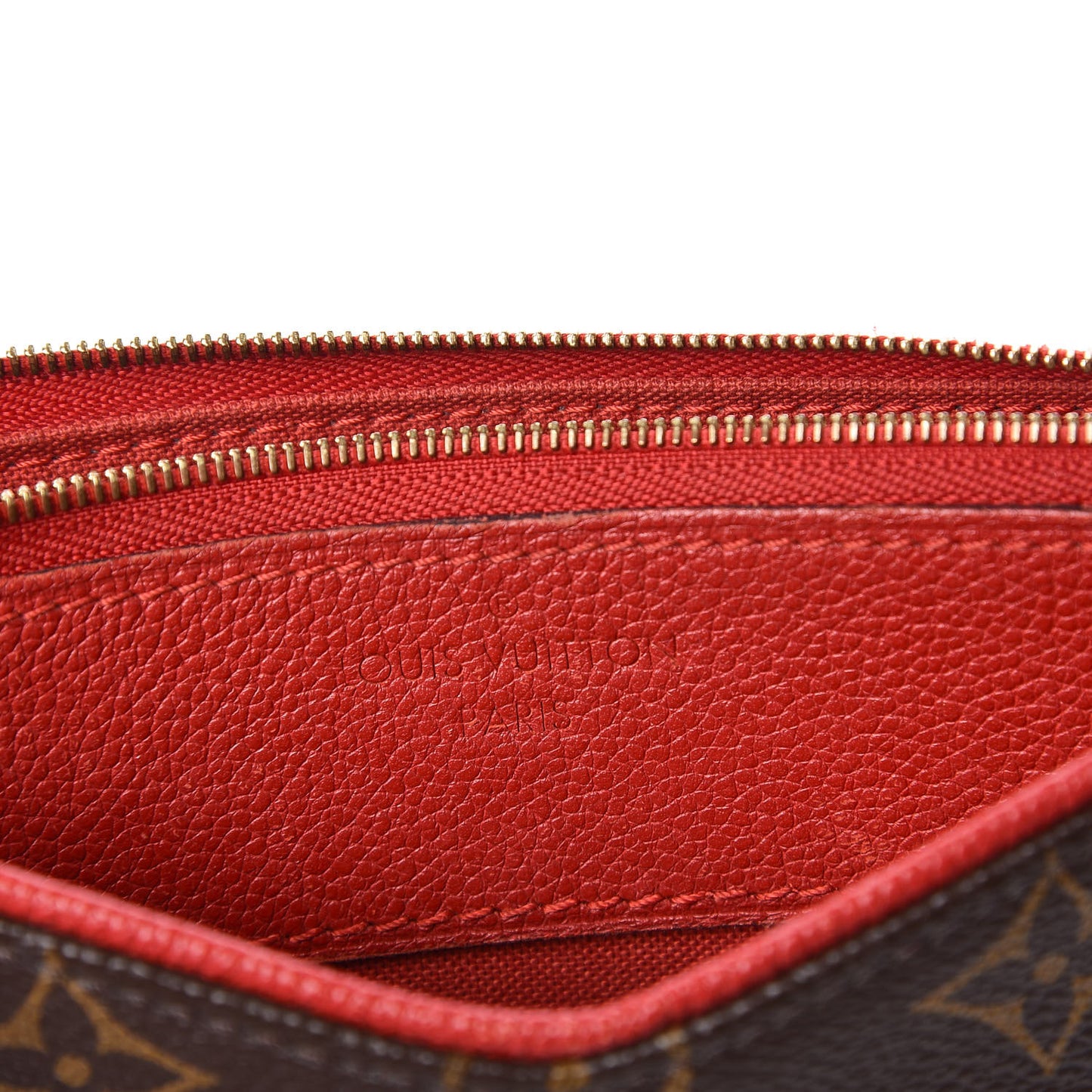 Monogram Pallas Clutch Cherry