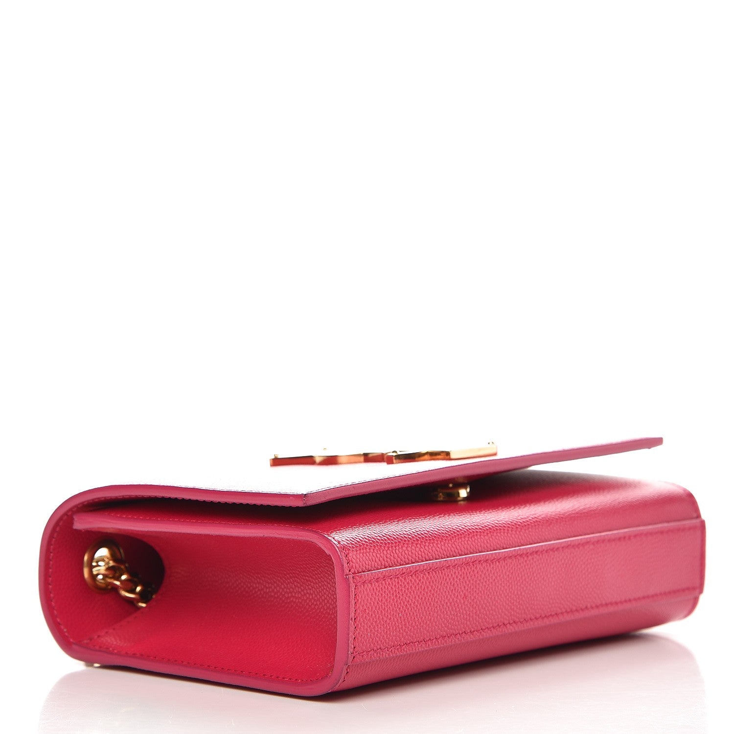 Saint Laurent Grain De Poudre Small Monogram Kate Satchel Bubblegum 4 of 8