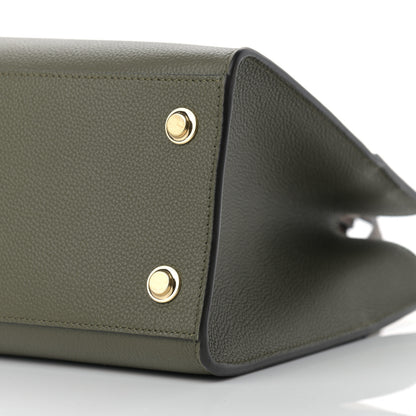 Louis Vuitton Monogram Calfskin City Steamer MM Kaki 10 of 11