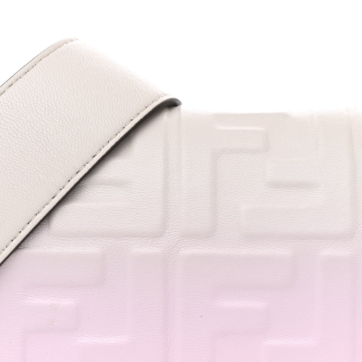 Nappa FF 1974 Embossed Baguette Pink Multicolor