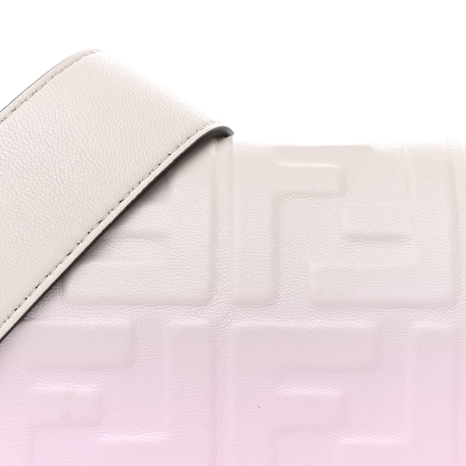 Fendi Nappa FF 1974 Embossed Baguette Pink Multicolor 8 of 10