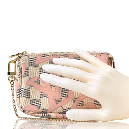 Louis Vuitton Damier Azur Tahitienne Mini Pochette Accessories 3 of 10