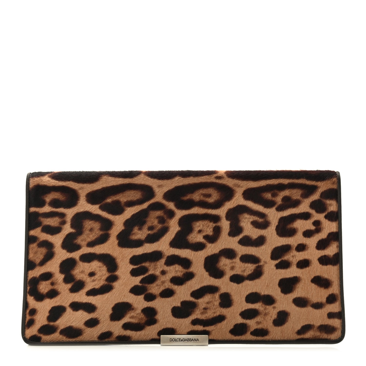 Dolce & Gabbana Calf Hair Leopard Print Miss Delicious Clutch 1 of 8
