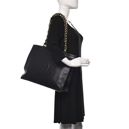 Chanel Lambskin CC Tote Black 2 of 17