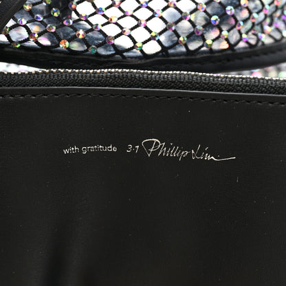 3.1 Phillip Lim PVC Crystal Mesh Market Tote Black 6 of 10