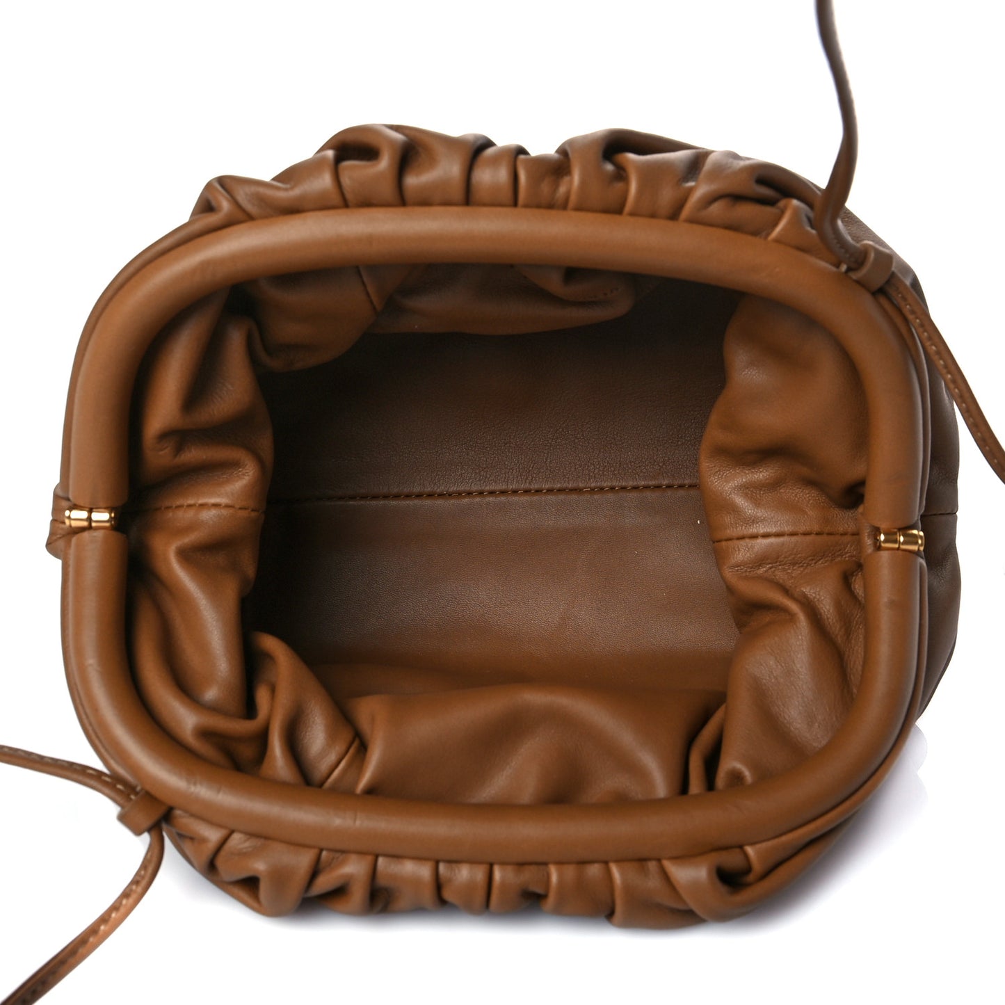 Butter Calfskin The Mini Pouch Cammello
