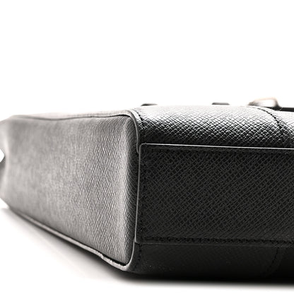 Louis Vuitton Taiga Slim Briefcase Black 8 of 9