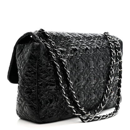 Chanel Vinyl Rock In Moscow Single Flap Black 3 of 10