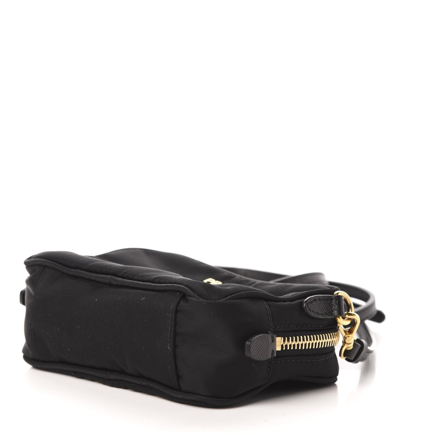 Prada Tessuto Nylon Mini Camera Crossbody Bag Black 9 of 10