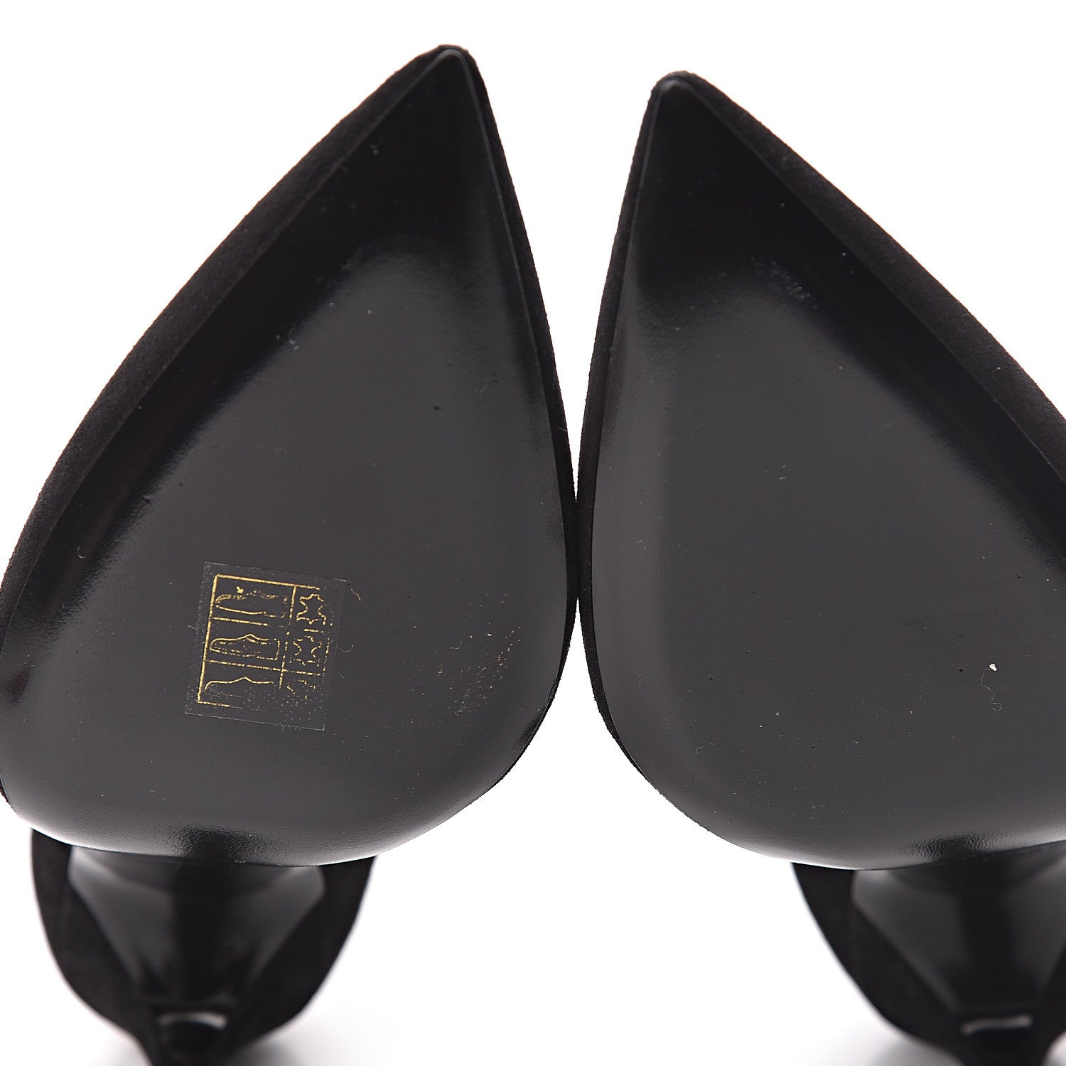 Saint Laurent Velvet Anja Pumps 37.5 Black 8 of 11