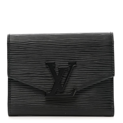 Louis Vuitton Epi Grenelle Compact Wallet Black 1 of 6