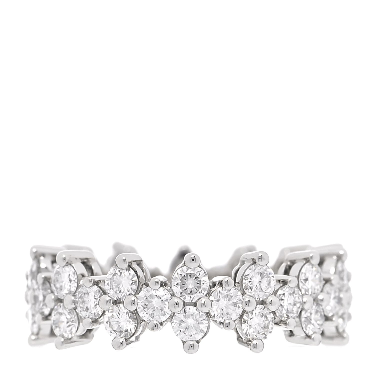 Tiffany Platinum Diamond Aria Eternity Ring 49 5 1 of 5