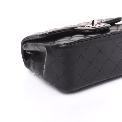 Chanel Lambskin Quilted Mini Square Flap Black 5 of 10