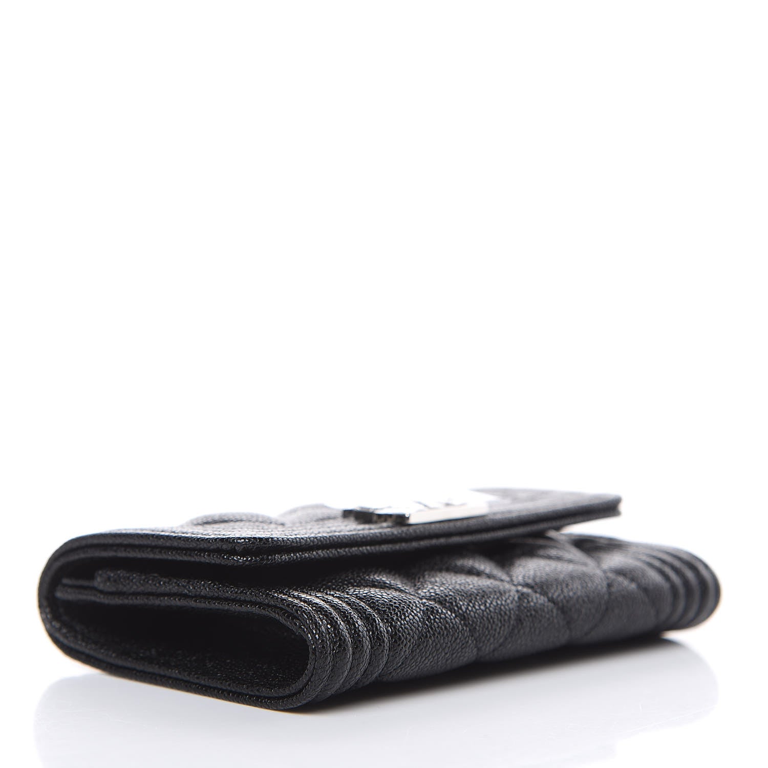 Chanel Caviar Quilted Boy Flap Card Holder Black 4 of 8