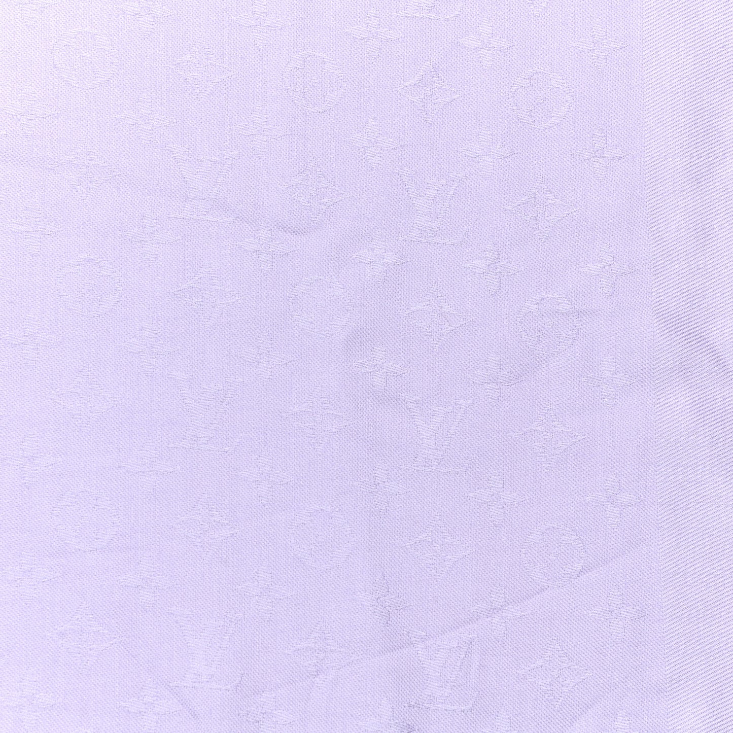 Silk Wool Monogram Shawl Lilac