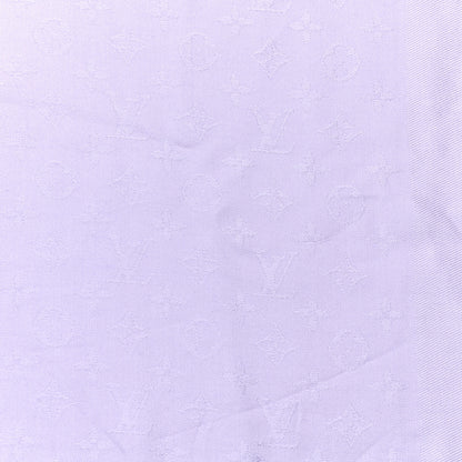 Louis Vuitton Silk Wool Monogram Shawl Lilac 3 of 6
