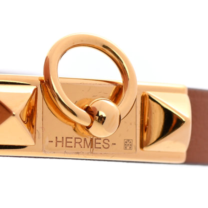 Hermes Swift Rivale Micro Bracelet T3 Gold 4 of 7