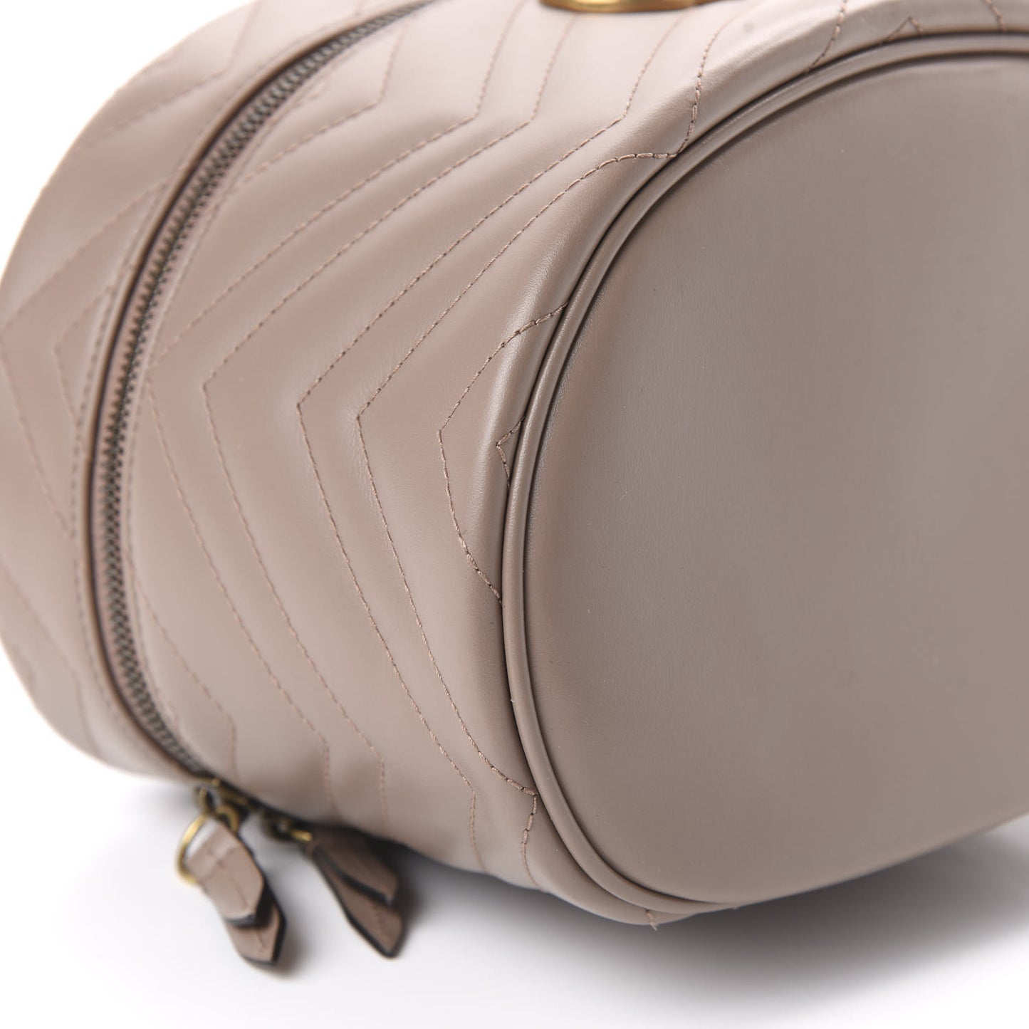 Calfskin Matelasse GG Marmont Vanity Cosmetic Case Porcelain Rose