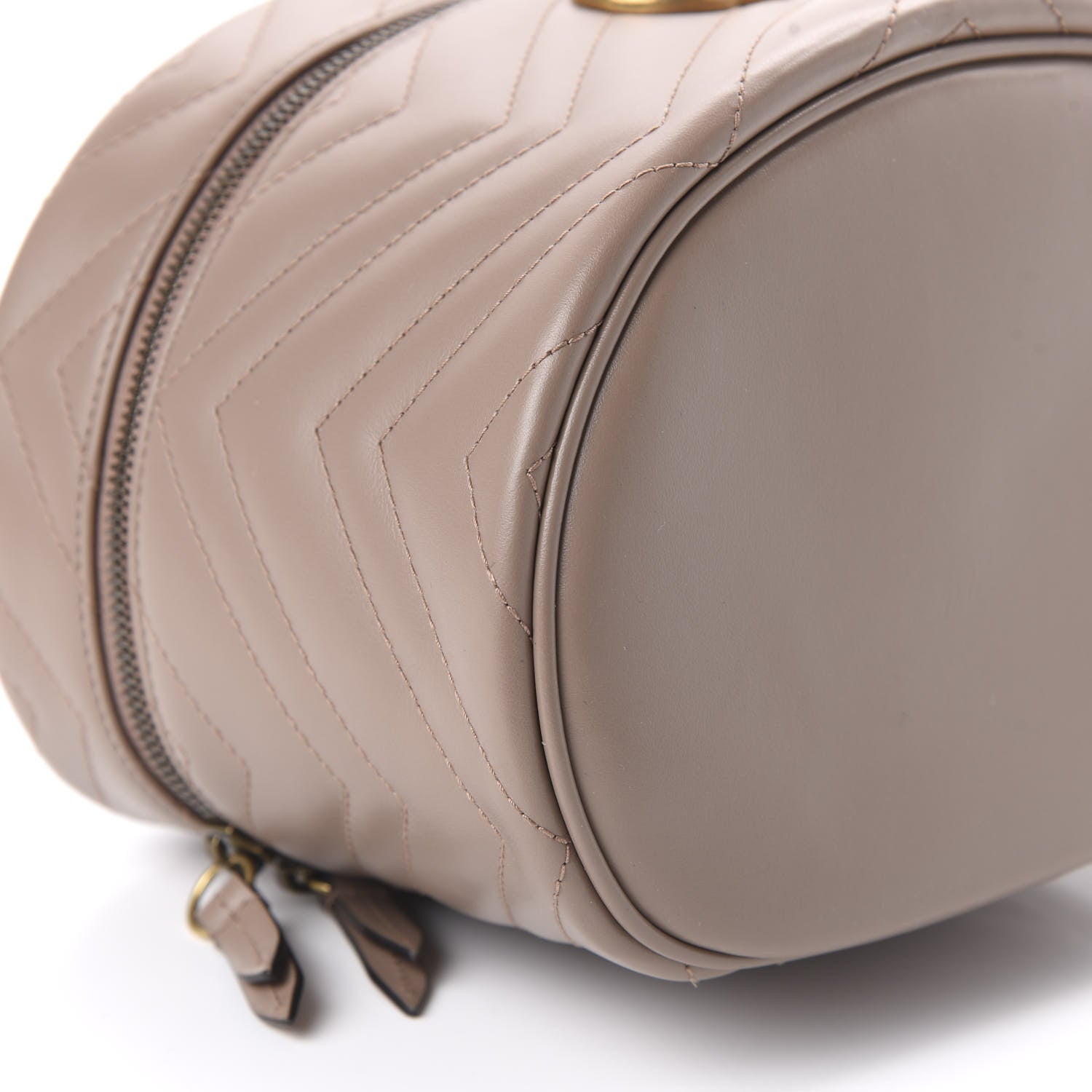 Gucci Calfskin Matelasse GG Marmont Vanity Cosmetic Case Porcelain Rose 6 of 10
