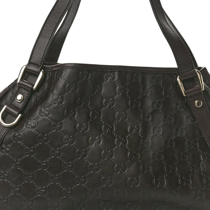Gucci Guccissima Medium Abbey Shoulder Bag Chocolate 8 of 10
