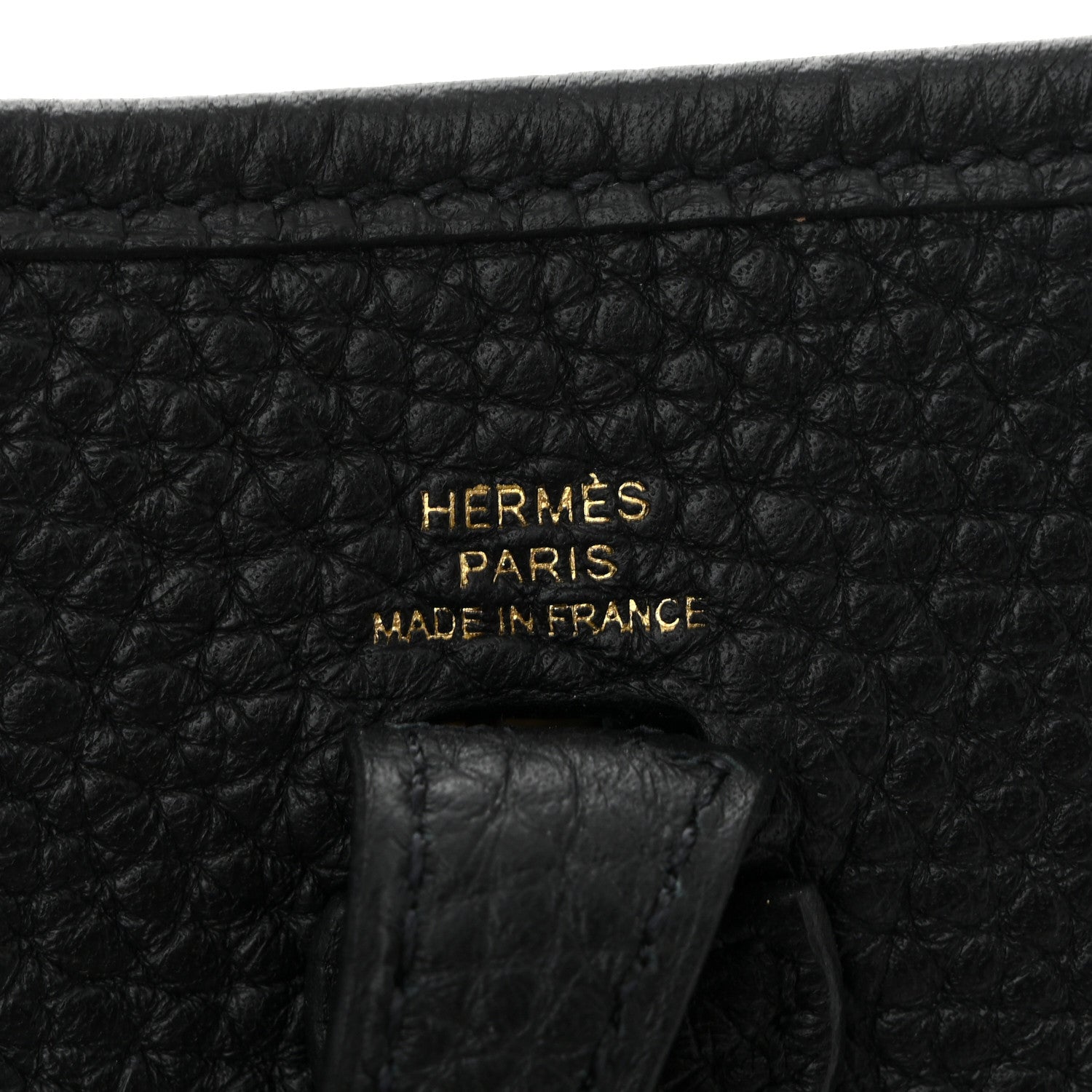 Hermes Taurillon Clemence Evelyne TPM Black 6 of 10