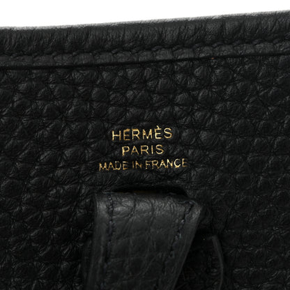 Hermes Taurillon Clemence Evelyne TPM Black 6 of 10