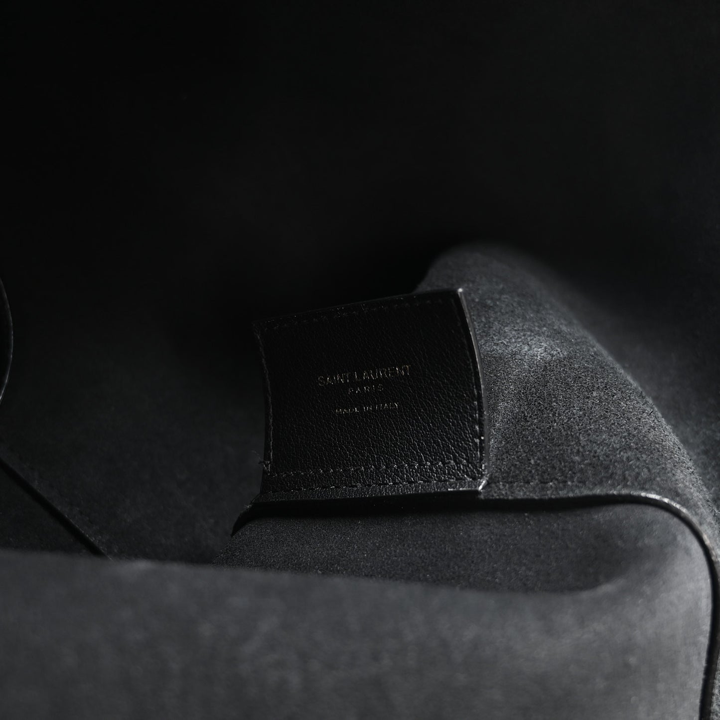 Calfskin Large Shopping Tote Black