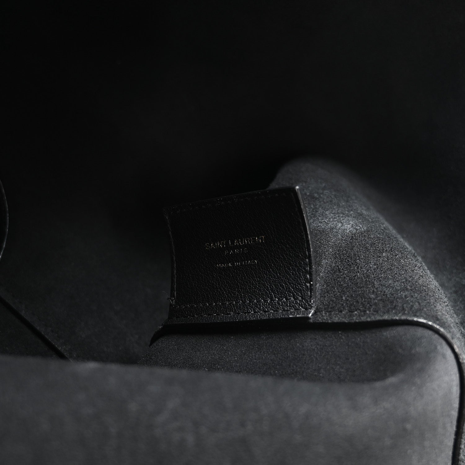 Saint Laurent Calfskin Large Shopping Tote Black 6 of 10