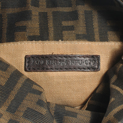 Fendi Zucca Nappa Nuvolata Vitello Tortuga Spy Pouch Bag Tobacco Moro 11 of 11
