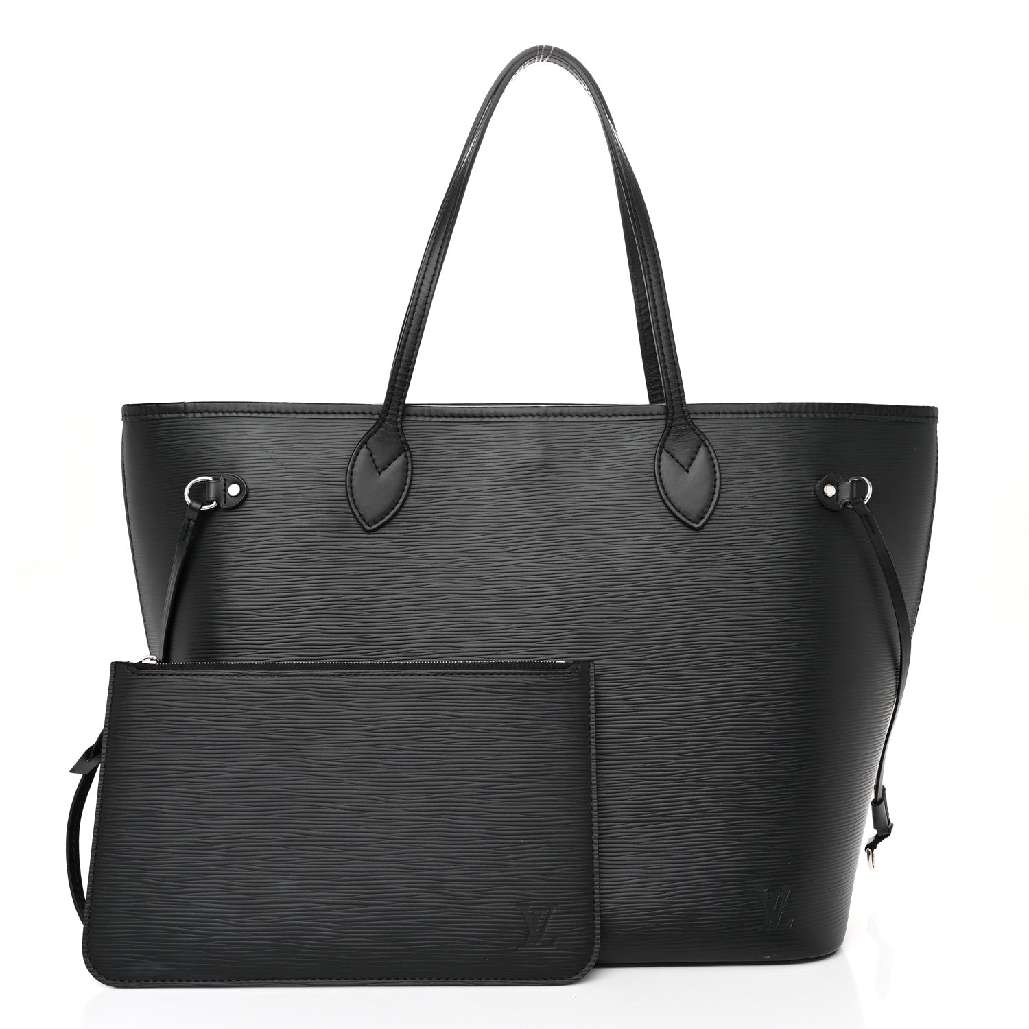 Louis Vuitton Epi Neverfull MM Black 3 of 10