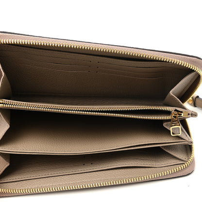 Louis Vuitton Empreinte Monogram Giant Zippy Wallet Tourterelle Creme 5 of 6